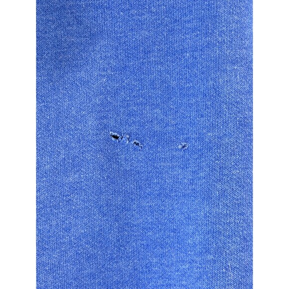 Carhartt K288 Men's L Blue Loose Fit Logo Sleeve Pullover Hoodie Sweatshirt - Picture 4 of 6